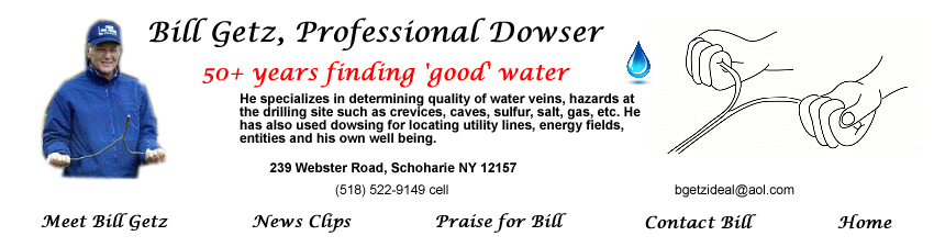 Getz Water Dowsing Schoharie 